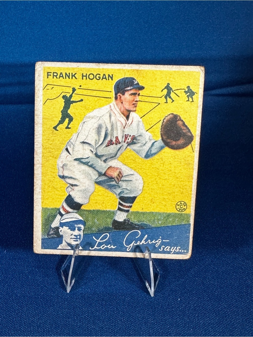 1933 Goudey Big League Chewing Gum - R319 Shanty Hogan #30 Frank on Card (RC)